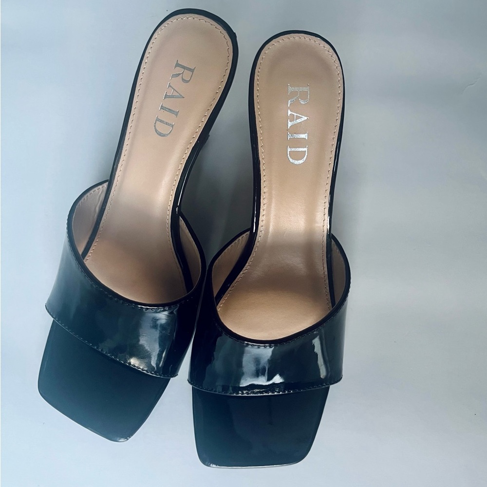 Women's Black Slide Sandals